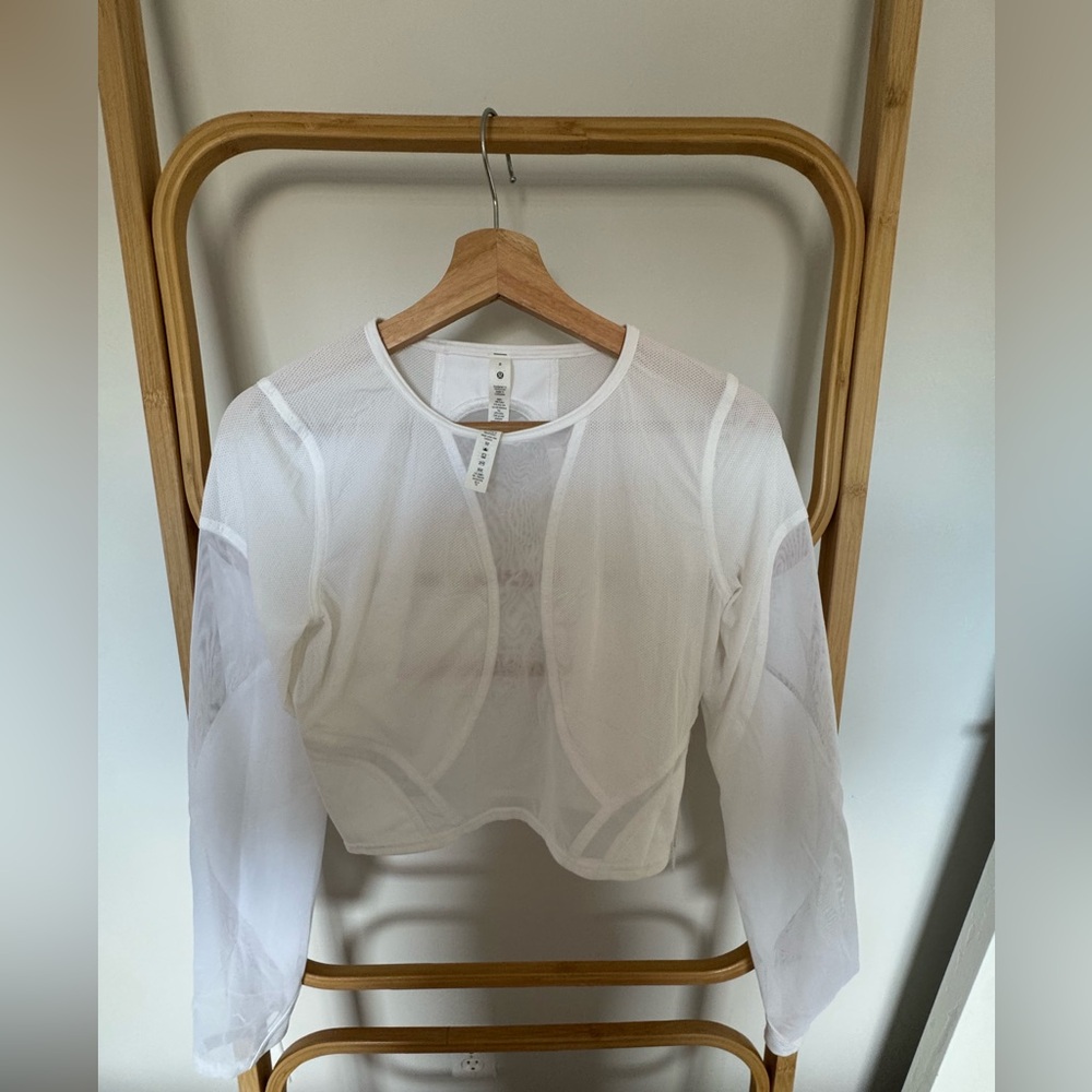 Lululemon Mesh Panelled Training Long Sleeve Shirt